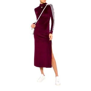 ADIDAS Original TREFOIL DRESS maroon